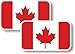 Produktbild Vinyl Sticker/Aufkleber klein 70 mm Kanada Flagge - Paar