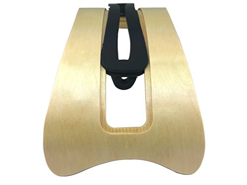 Sumgar®Einzigartige stilvolle Eleganz umweltfreundliche natürliche Holz Desktop Stand Handcrafted Halter Halterung für Apple Computer Macbook Pro/Air iPad (Birch) - 8