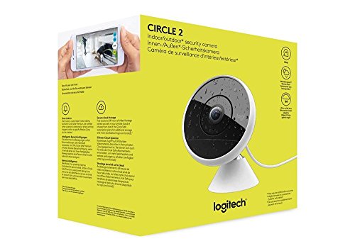 Logitech Circle 2 kabelgebunden, Heimsicherheits-Kamerasystem (Indoor/Outdoor, wetterfest, Nachtsicht, Personenerkennung, einfache Einrichtung, 24-Stunden-Zeitraffer) weiß - 7