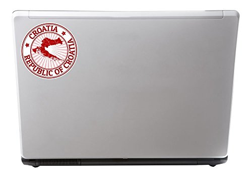 2 x Kroatien Vinyl Aufkleber Aufkleber Laptop Reise Gepäck Auto Ipad Schild Fun # 4499 – 10cm/100mm Wide - 2