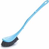 Homeor Toilet Cleaner Brush, Toilet Cleaning Brush for Western and Indian Toilet, Bathroom Brush for Toilet Cleaning, Plastic