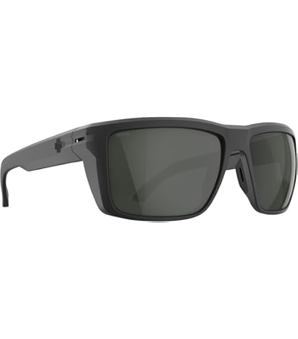 SPY Monolith Matte Black - Happy Gray Green Black Spectra Mirror