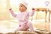 B.B.PIGEONS Newborn Baby Pink Stripe 100% Cutton Outfits Clothing Set Long Sleeve Shirt and Trousers Suit Available 0-3 Months