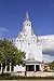 Produktbild Alu-Dibond-Bild 70 x 110 cm: "church in Heviz, Hungary", Bild auf Alu-Dibond