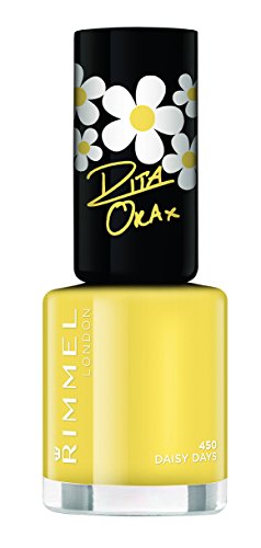 Rimmel London 60 Seconds Super Shine Nail Polish By Rita Ora - 8 ml, Daisy Days