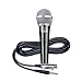 Produktbild Karaoke, Kabelgebundenes Mikrofon Mikrofon, Family KTV Gesang Karaoke-Konferenz Speech Dedicated Dynamic Microphone, Schwarz (Color : Silver)