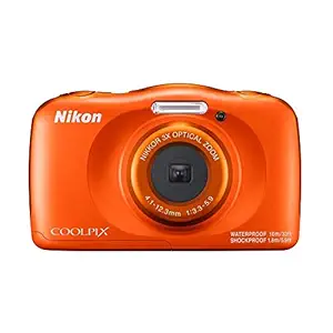 Nikon Coolpix W150 13.2 MP Waterproof Camera with Full HD Recording with 16GB Card and Camera Case (Orange)