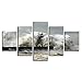 Produktbild Lee&Jim Leinwandbilder Bild auf Leinwand Modern Home Sofa lebenden Raum Kunst Tsunami Tower Print Malerei Dekorationsmalerei