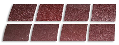 16 Schleifbänder für Bandschleifer 75 x 533 mm, im Set mit 2 x Korn 40 60 80 100 120 150 180 240