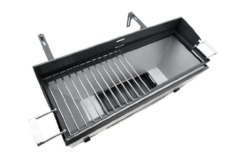 Landmann Holzkohle – Balkongrill, Silber, 50 x 20,5 x 23,5 cm - 4