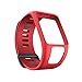 Produktbild learnarmy Silikon-Uhrenarmband für Tomtom 2 3 Series Runner 2 3 Spark Serie Golfer 2 Adventurer Ersatzband nachhaltige Fähigkeiten rot