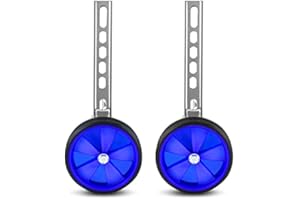 Greensen Stabilizers for Kids Bike, Universal Training Wheels，Stabilisers for childs bike，Blue Kids Bike Stabilizers For Kids Cycle Children 12-20" Inch Training Wheels