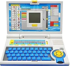 CHERRYLAND ducational Computer ABC and 123 Learning Kids Laptop with Led Display and Music (Multicolor)