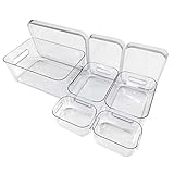 organisieren Sie Ihre Lebensmittel im Kühlschrank und erhalten Sie einen genialen Überblick - alles ist sortiert und übersichtlich. Nicht nur für den Kühlschrank, sondern auch für den Küchenschrank oder die Vorratskammer geeignet.