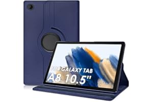 KATUMO Case for Samsung Galaxy Tab A8 10.5 inch 2021 2022 Tablet (SM-X205N/X200N/X207), Rotating Stand Leather Cover for Galaxy Tab A8 10.5 Case