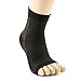 Produktbild edtara Kompression Socken Plantarfasziitis Socken mit Arch gemeinsamen Unterstützung Sport Kompression Fuß für die Frauen & Man 1 Paar Small / Medium Copper fiber