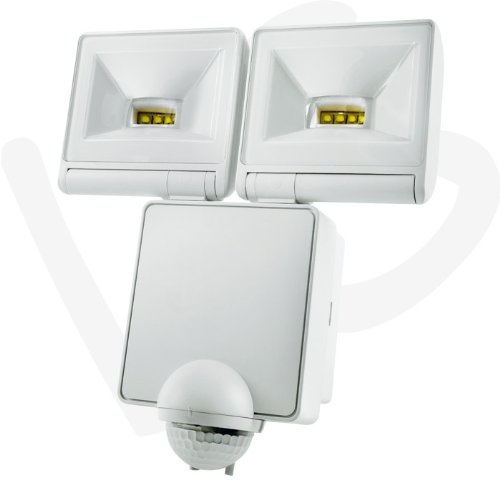 Timeguard LED200PIRWH Twin LED PIR Floodlight - White