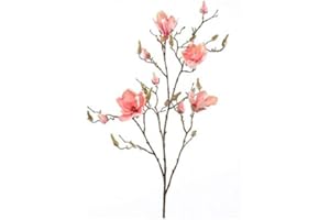 ‎ARTPLANTS artplants.de Kunst Magnolie CAELO, rosa, 105cm - Seidenblume Magnolie