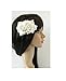 Double Ivory Rose Hair Clip Vintage Rockabilly Bridal Large Big 1950s 1940s Prom P61 *EXCLUSIVELY SOLD BY STARCROSSED BEAUTY*