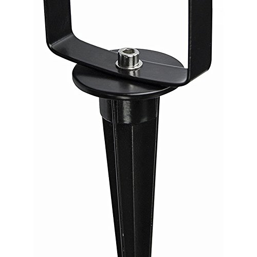 SAILUN 4 x 3W LED Gartenleuchte Rasen Licht mit Erdspieß, Matt-Schwarz, Warmweiß 85-265V, wasserdicht IP65 für den Außenbereich Garten Teich Park Landschaft - 5