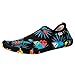 Produktbild TWIFER Gedruckt Schwimmschuhe Badeschuhe Damen Strandschuhe Herren Surfschuhe Unisex Aquaschuhe Wassersportschuhe