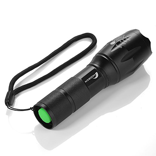 Moobom CREE-T6 900 Lumen-Lampe justierbarer Fokus Zoomable 2-in-1 tragbare Taschenlampe weißes Licht / UV-Licht für Scheck Banknoten Kreditkarte Camping Wandern Fischen Jagen - 7