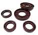 Produktbild 5 Wellendichtringe im Satz Braun 1. Qualität für Simson S50