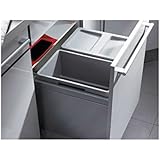 3631-60 Hailo Afvalemmer XT Inset Triple-XL 60 liter