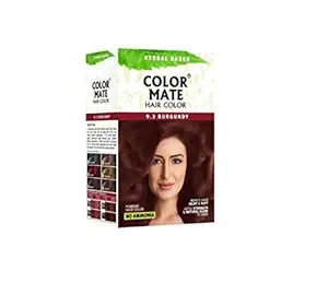 Henna Exports Color Mate Hair Color (Burgundy - 9.3) (150G)