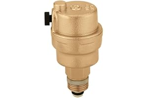 STABILO SANITAER Caleffi - Válvula de purga de 3/8" DN10 - Ambientador automático - Ventilador de sistema - Separador de aire - Calefacción automática Robocal