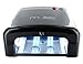 Mylee Black 36W UV Lamp Light Gel Curing Timer Nail Dryer with 4 x 9W Blubs Shellac 3 pin uk plug