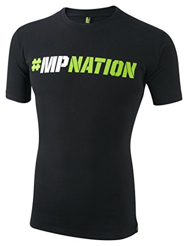 Preisvergleich Produktbild Muscle Pharm Herren Textilbekleidung Printed TSHT, Black, M, MPTS401