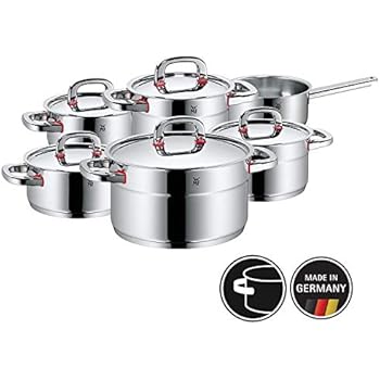 Berndes stapelbares Edelstahl-Topfset 6-teilig Raumwunder
