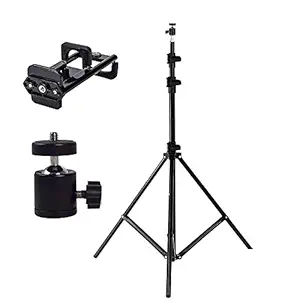 HIFFIN Light Weight Tripods for DSLR & Action Cameras Tripod Kit with 9 Ft Light Stand, Tripod Kit with 9 Ft Light Stand