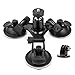 Price comparison product image Geila Triple Suction Cup Mount Car Suction Mount Glass Mount Window Mount Car Support Holder for GoPro Action Cameras/ Digital Camera / Smart Phone