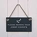 Produktbild Schiefertafel "Please remove your Jimmy Choo's"