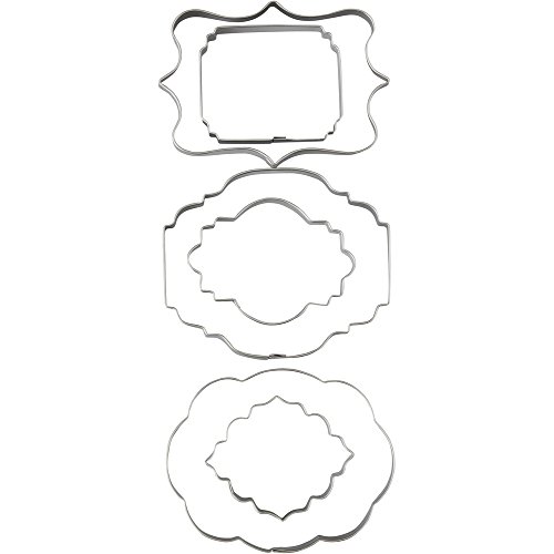Wilton 417-7555 Ausstecher, Edelstahl, silber, 11 x 9 x 2 cm, 6 Einheiten - 2