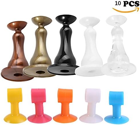 Door Knob Silencer Crash Pad,TILY Wall Protectors Silicone Door Stopper Bumper Silicone Door Stopper Anti Collision Wall Protector Self Adhesive Anti-collision Crash Pad for Living Room Bedroom