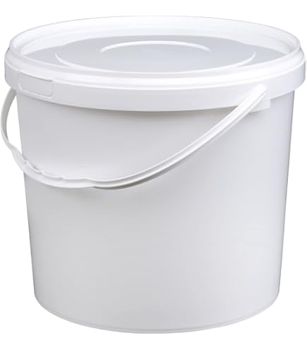 Trevendo 5 litri Secchio con coperchio, per uso alimentare