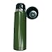 Produktbild BKL1® Vakuum Thermosflflasche 1,0L Thermoskanne Outdoor Camping Jagd Angeln Grün Oliv 1576