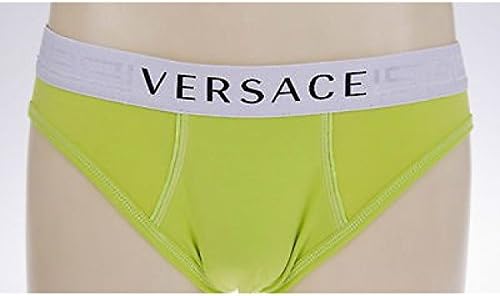 Man underwear Pant panties brief VERSACE art. T. AU10108/XL 6 col. A236 FLUO GREEN