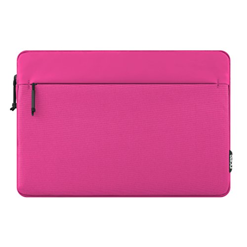Incipio Truman Sleeve für Microsoft Surface Pro 4 / Pro (2017) - von Microsoft zertifizierte Schutzhülle [Type Cover Kompatibel | Außentasche | Stylus Halter | Nylon | Gepolstert | Verschiedene Farben] - Pink (MRSF-095-PNK)