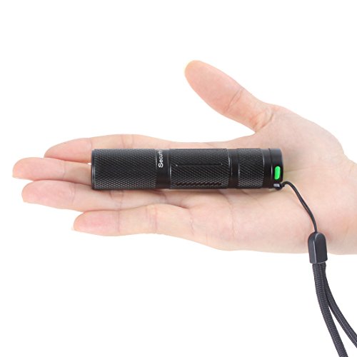 SecurityIng® Pocket Size 520LM helle Taschenlampe 5 Modi XPG-R5 LED Professional Outdoor-Taschenlampe mit Speicherfunktion Angetrieben durch AA-Batterie - 4