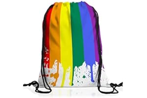 style3 Drapeau Arc-en-Ciel Sac à Dos Cordon gymsac Drawstring Bag
