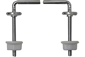 Cornat Asiento de inodoro con bisagras de fijación, latón füre, 1 pieza, cromado, tec364897