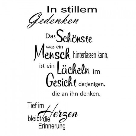 Stempel Clear, Stilles Gedenken, A7 / 74 x 105 mm, 3 - teilig, transparent