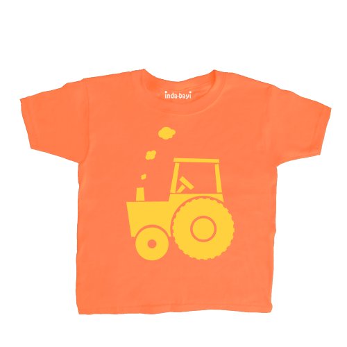 Inda-Bayi Baby-Toddler Heavy Cotton T Shirt - tractor