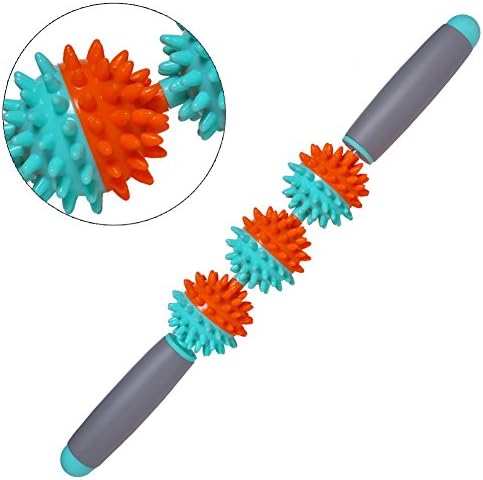 Muscle Roller Stick, Yuzlder Massager Athletes Runners Help Leg and Body Back Recovery for Trigger Points, Leg Cramps, Quads, Calf & Hamstring Tightness