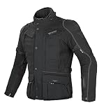 Cintura ajustable Dainese-D-EXPLORER GORE-TEX Chaqueta, Negro/Negro/Dark-Gull-Gris, Talla 54