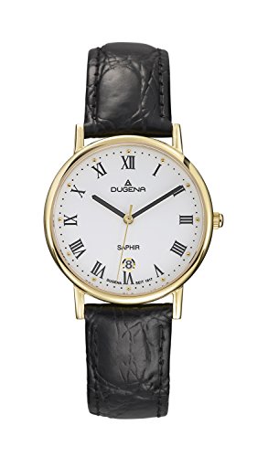 Dugena Herren-Armbanduhr XL Analog Quarz Leder 4460365 Dugena Herren-Armbanduhr XL Analog Quarz Leder 4460365